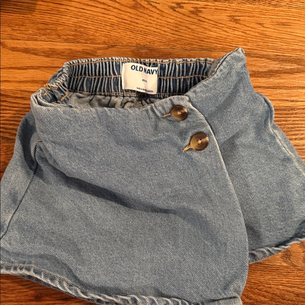 Old Navy Kids Light Blue Denim Skort